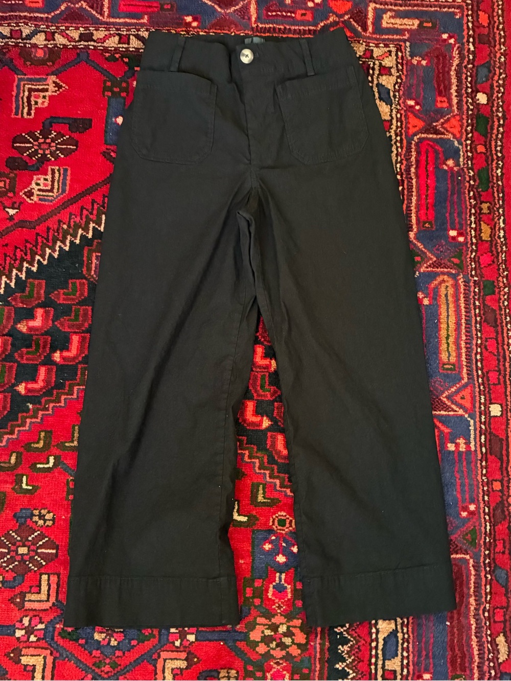 Maeve Colette Magic Fabric Crop Wide Leg Pants - Picture 2 of 9